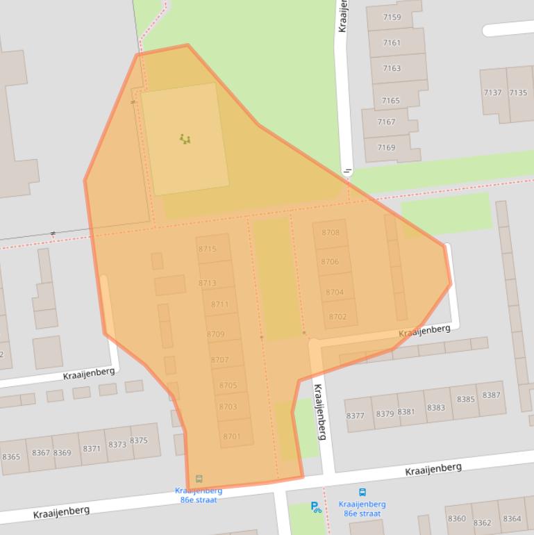 Kaart van postcodegebied 6601PV.