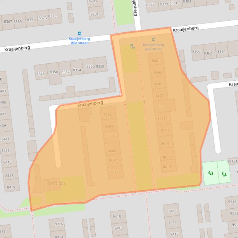 Kaart van postcodegebied 6601PW.