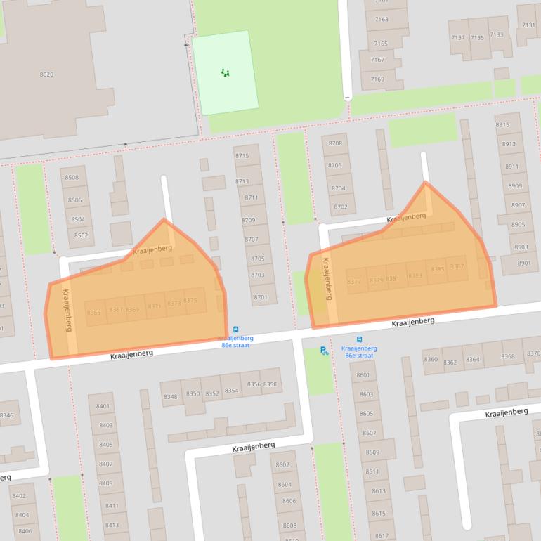 Kaart van postcodegebied 6601RD.