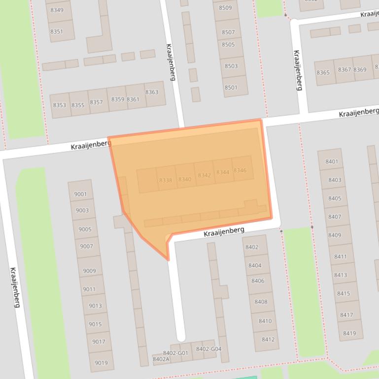 Kaart van postcodegebied 6601RG.