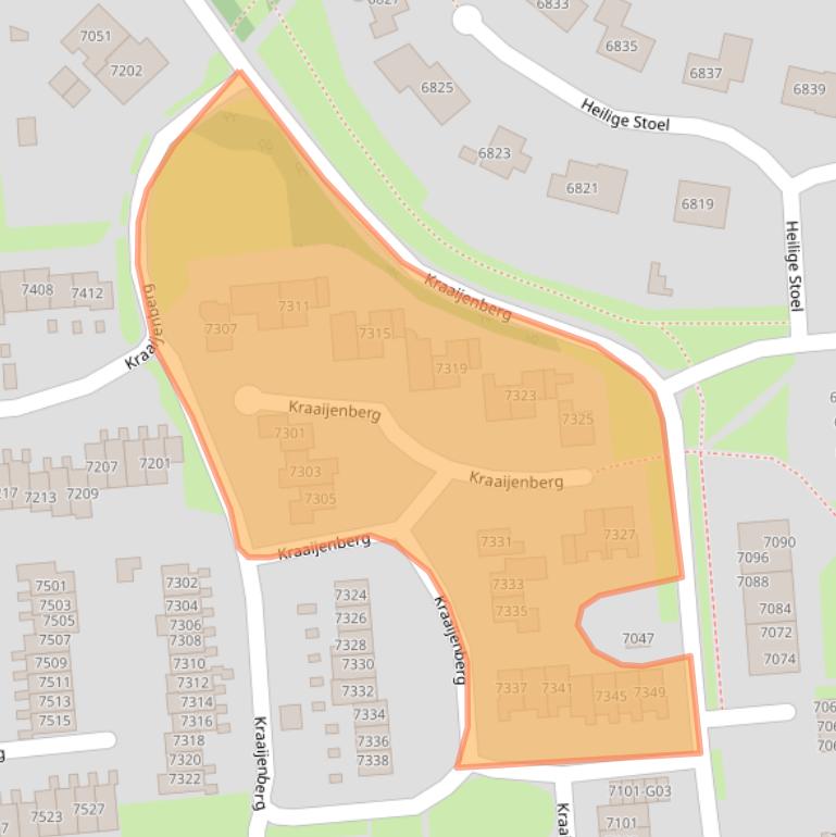 Kaart van postcodegebied 6601SG.