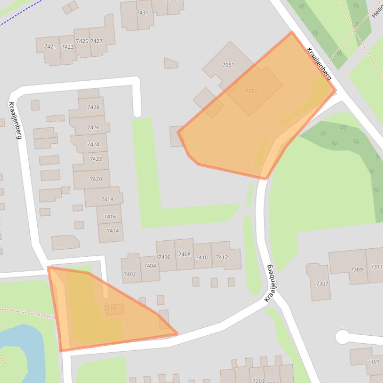 Kaart van postcodegebied 6601SJ.