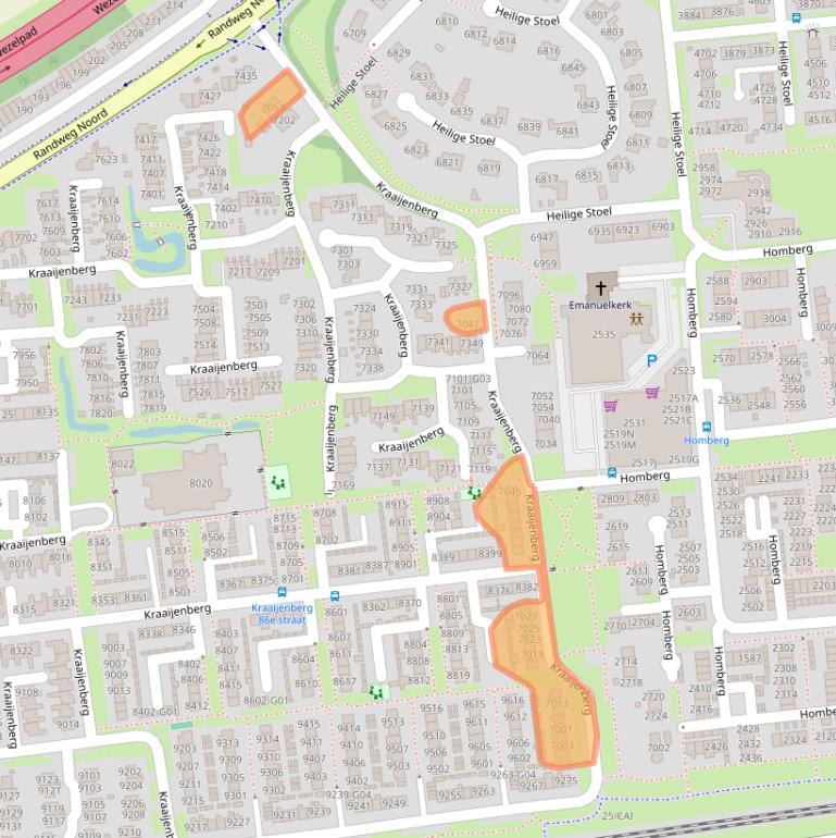 Kaart van postcodegebied 6601SN.