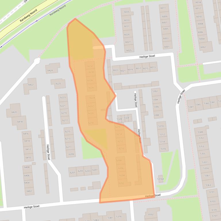 Kaart van postcodegebied 6601TK.