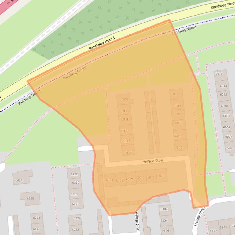 Kaart van postcodegebied 6601TN.