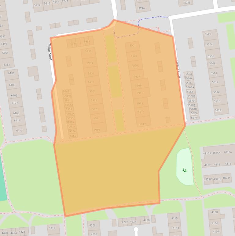 Kaart van postcodegebied 6601TR.