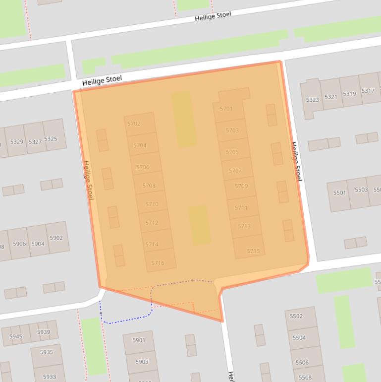 Kaart van postcodegebied 6601TV.