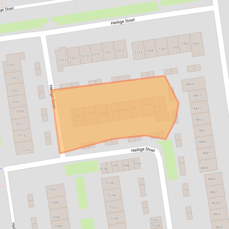 Kaart van postcodegebied 6601TX.