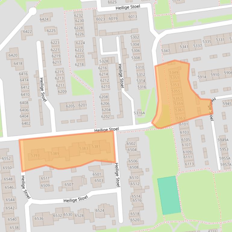 Kaart van postcodegebied 6601VC.