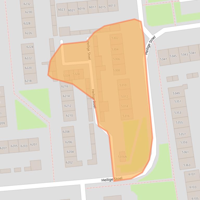 Kaart van postcodegebied 6601VD.