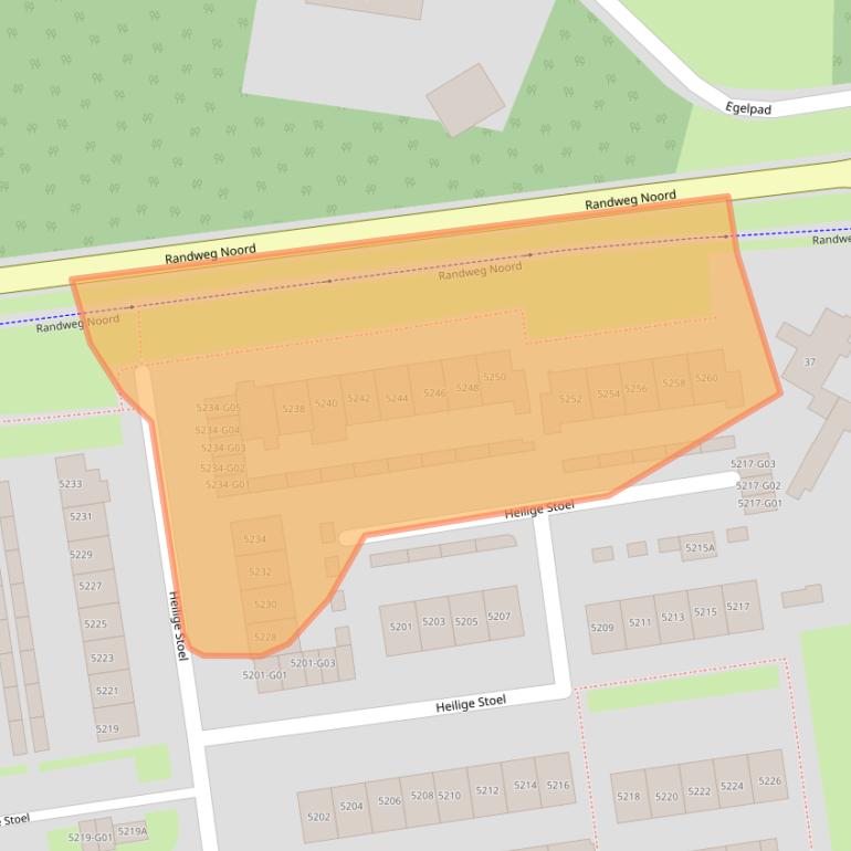 Kaart van postcodegebied 6601VH.