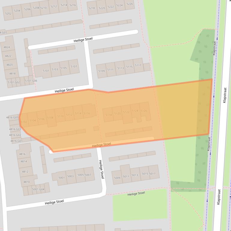 Kaart van postcodegebied 6601VK.