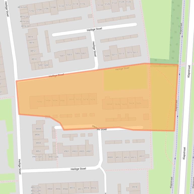 Kaart van postcodegebied 6601VM.