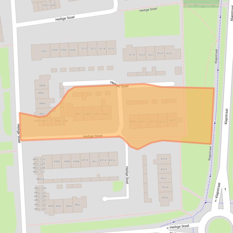Kaart van postcodegebied 6601VN.