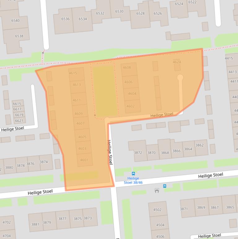 Kaart van postcodegebied 6601VV.