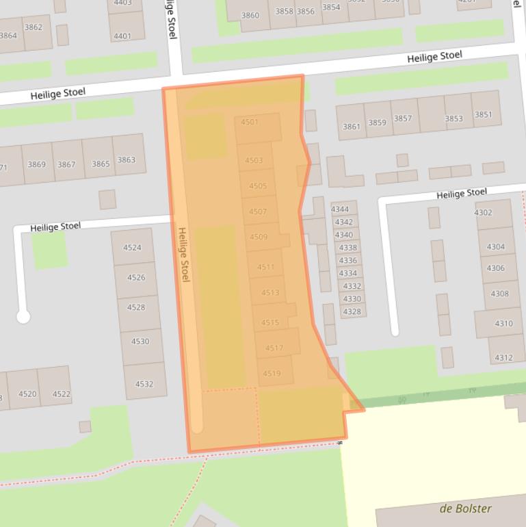 Kaart van postcodegebied 6601VW.