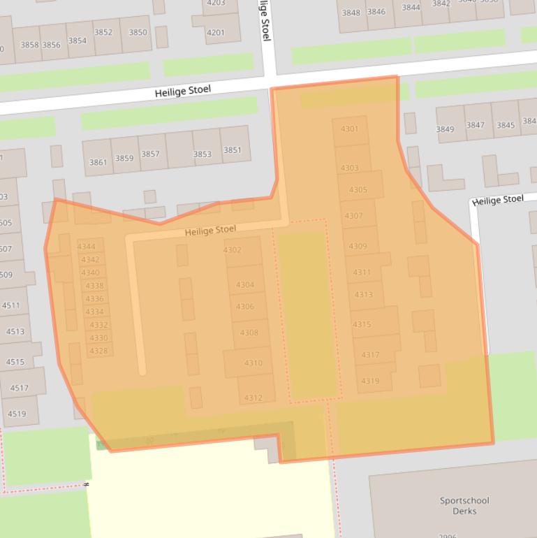Kaart van postcodegebied 6601WB.