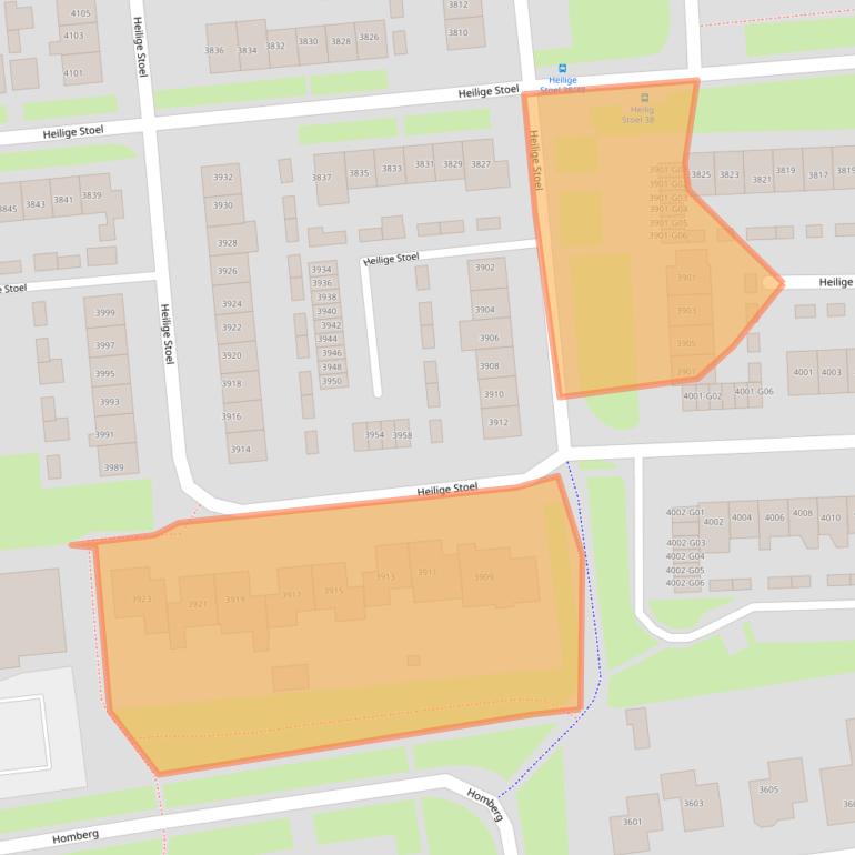Kaart van postcodegebied 6601WH.