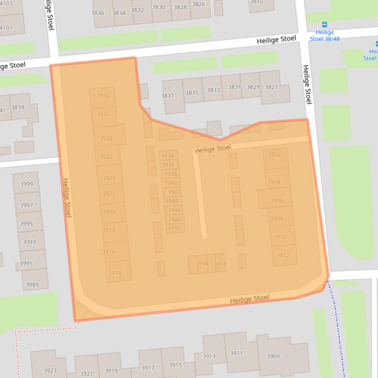 Kaart van postcodegebied 6601WL.