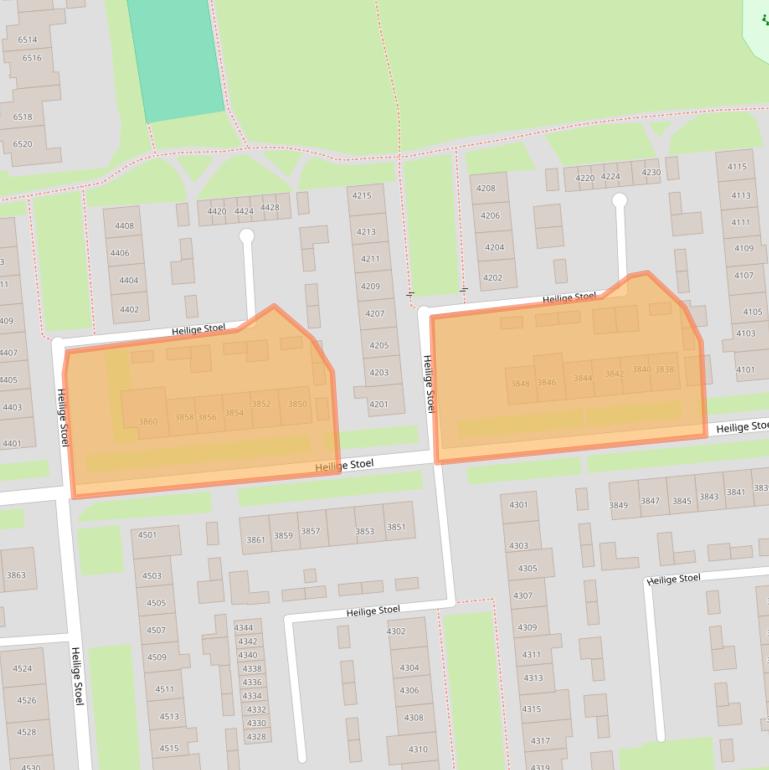 Kaart van postcodegebied 6601WT.