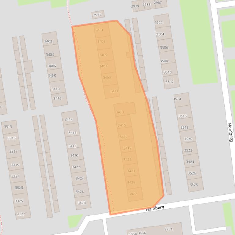 Kaart van postcodegebied 6601XD.