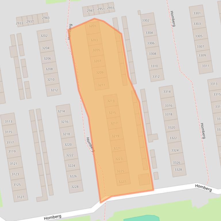 Kaart van postcodegebied 6601XJ.