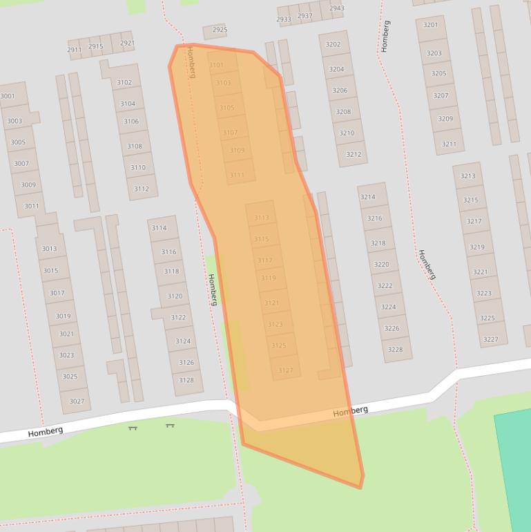 Kaart van postcodegebied 6601XL.