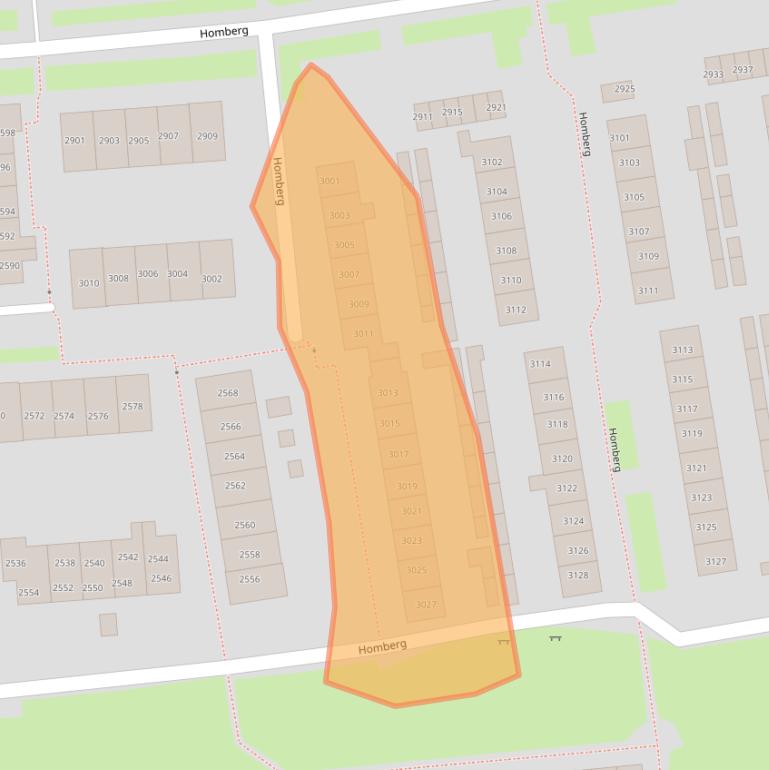Kaart van postcodegebied 6601XN.