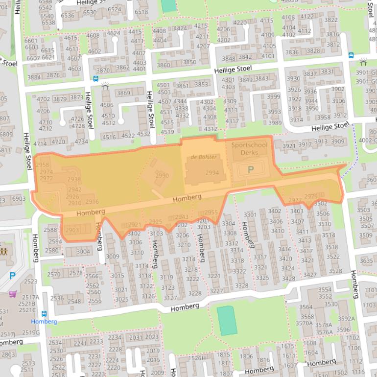 Kaart van postcodegebied 6601XR.