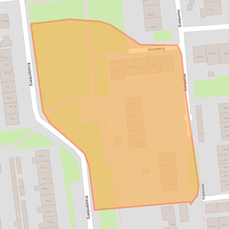 Kaart van postcodegebied 6601XT.