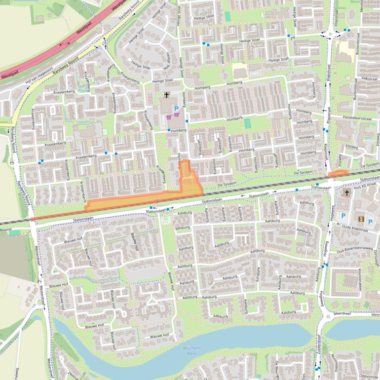 Kaart van postcodegebied 6601XZ.