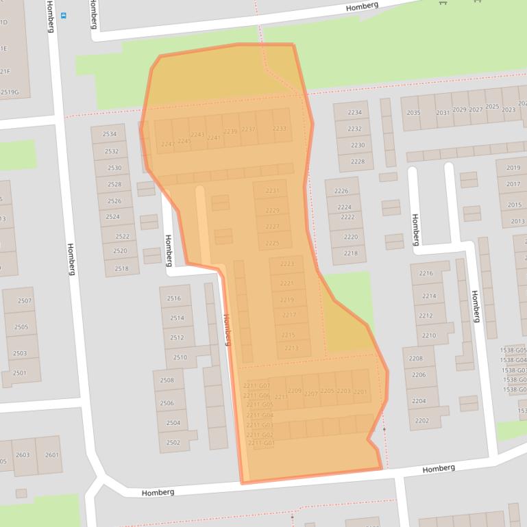 Kaart van postcodegebied 6601ZB.