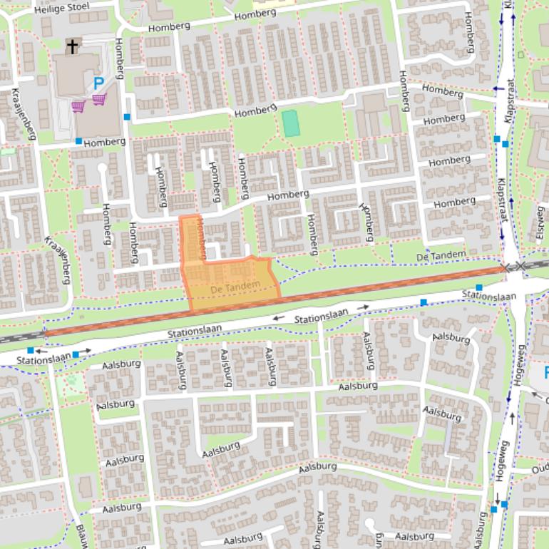 Kaart van postcodegebied 6601ZD.