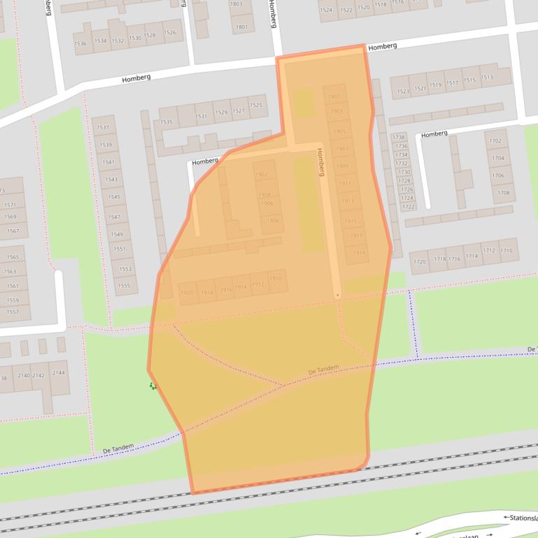 Kaart van postcodegebied 6601ZH.