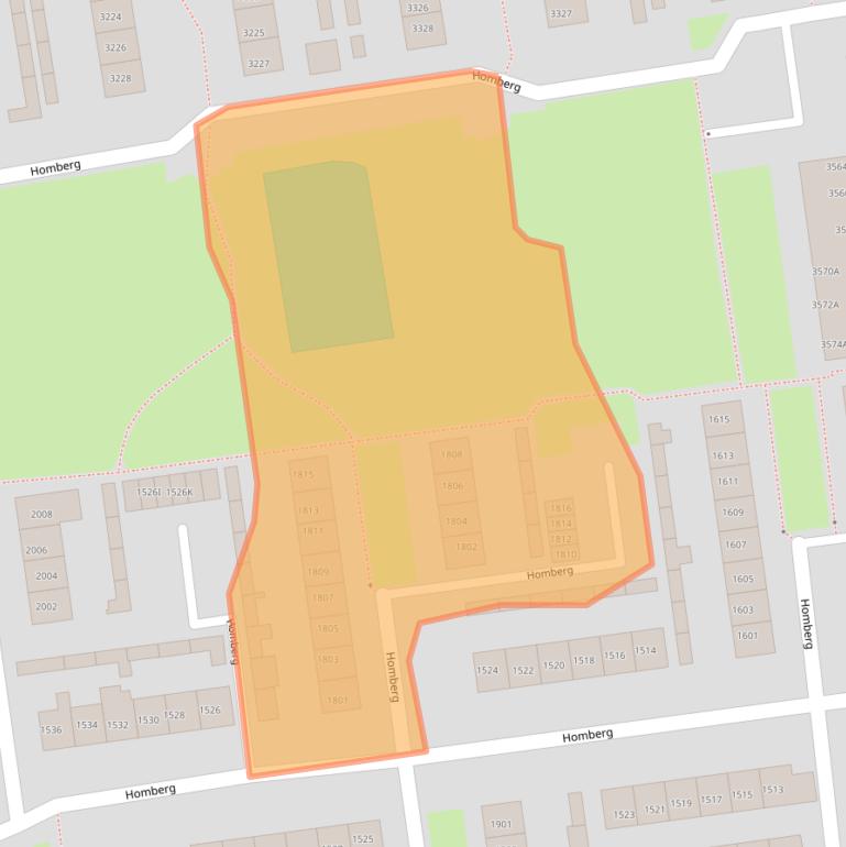 Kaart van postcodegebied 6601ZJ.