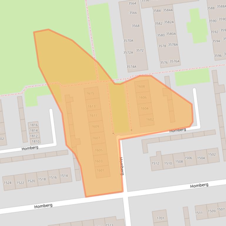 Kaart van postcodegebied 6601ZL.