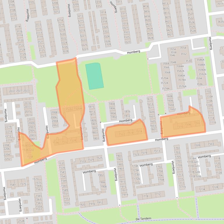 Kaart van postcodegebied 6601ZR.
