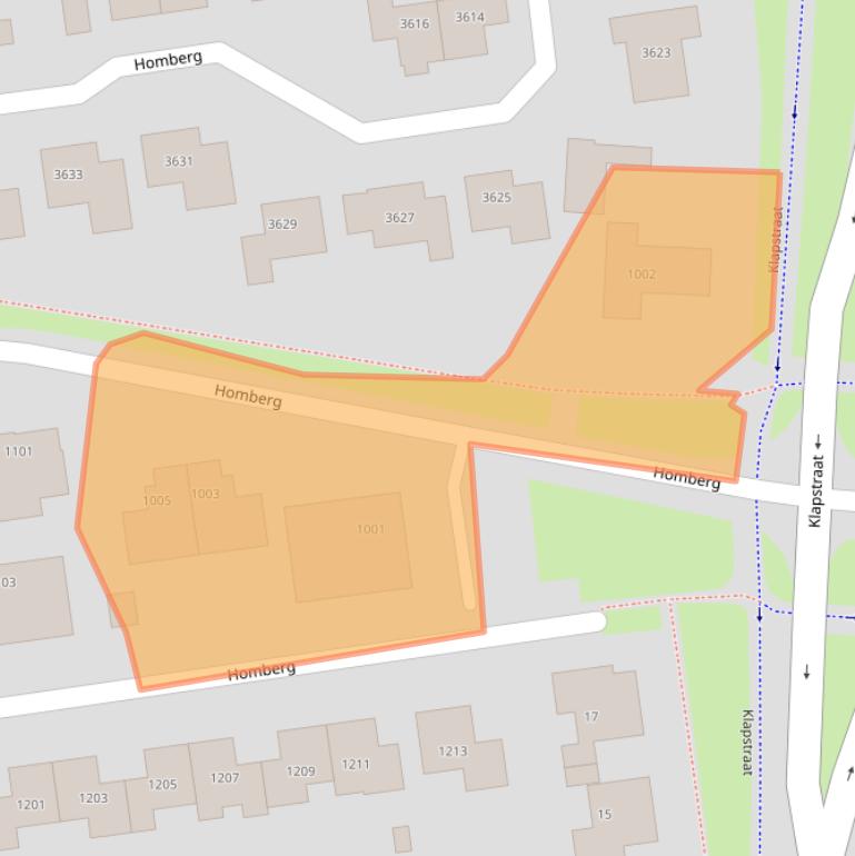 Kaart van postcodegebied 6601ZX.