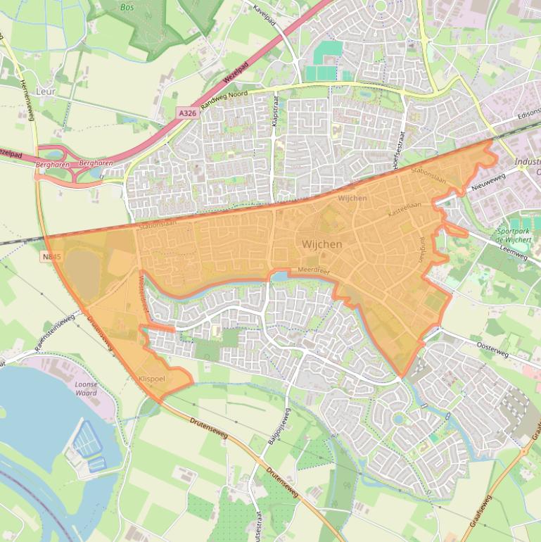 Kaart van postcodegebied 6602.