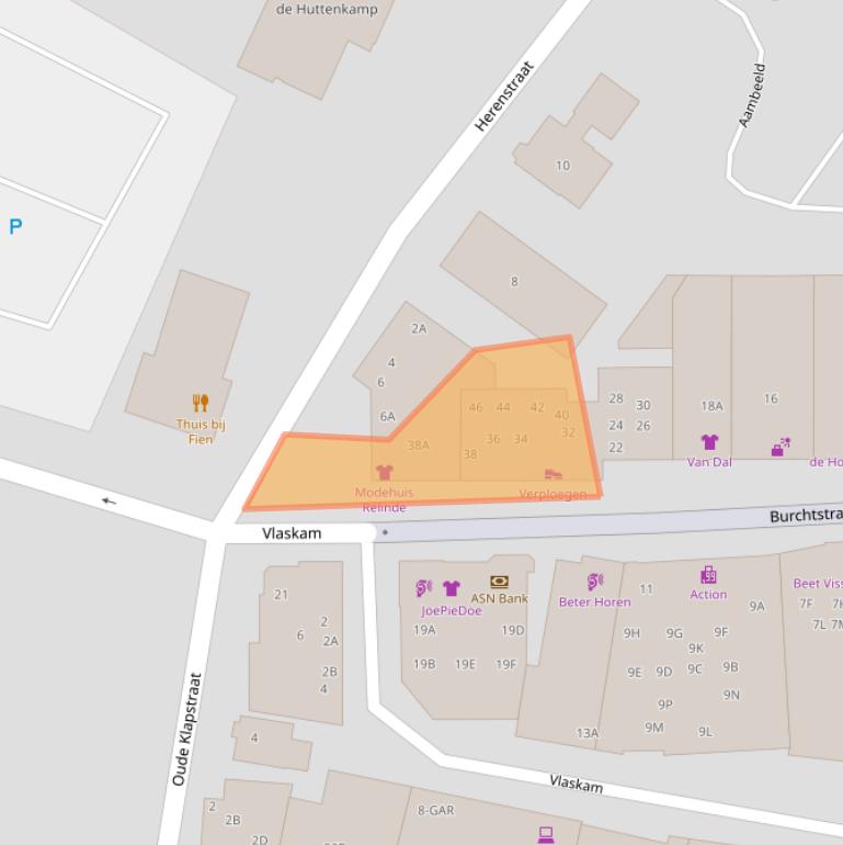 Kaart van postcodegebied 6602AS.