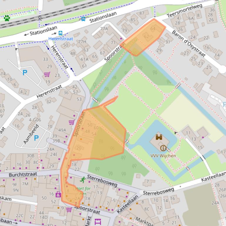 Kaart van postcodegebied 6602AZ.