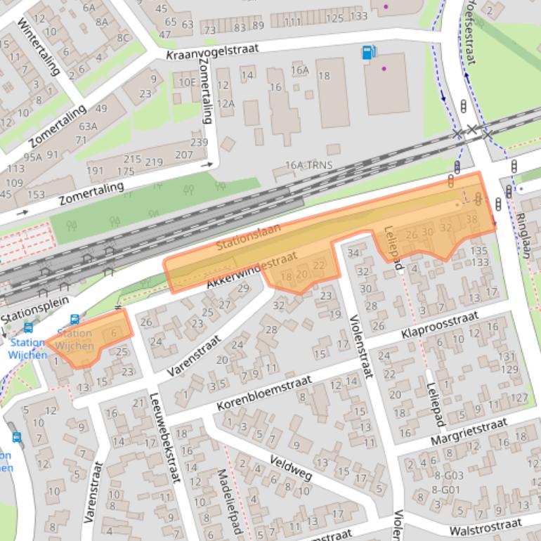 Kaart van postcodegebied 6602CH.
