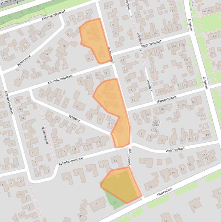 Kaart van postcodegebied 6602CK.