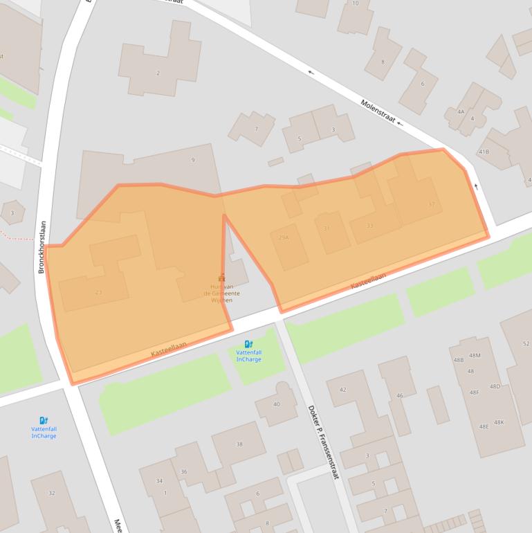 Kaart van postcodegebied 6602DB.