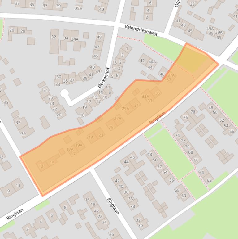 Kaart van postcodegebied 6602DR.