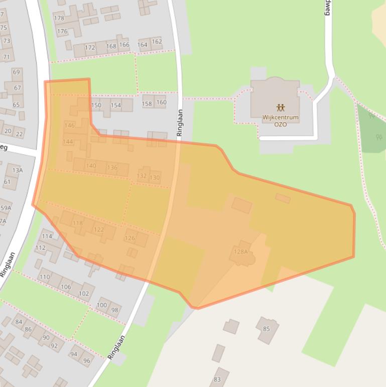 Kaart van postcodegebied 6602ED.