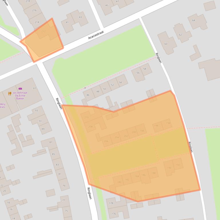 Kaart van postcodegebied 6602EG.