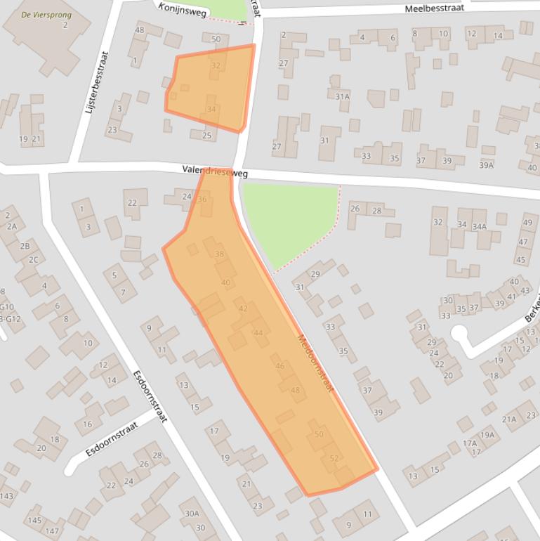 Kaart van postcodegebied 6602GD.