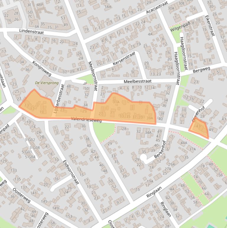 Kaart van postcodegebied 6602GH.