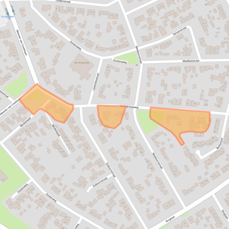 Kaart van postcodegebied 6602GK.